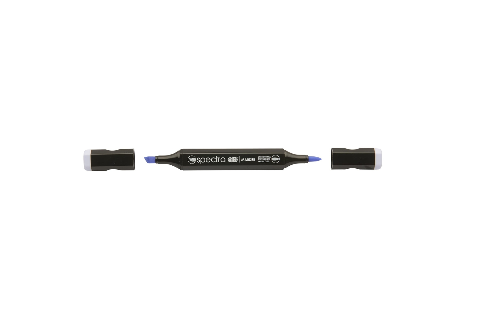 AD Marker Chartpak Spectra, Tri-Nib and Brush Dual-Tip, 96 Assorted Basic Col...