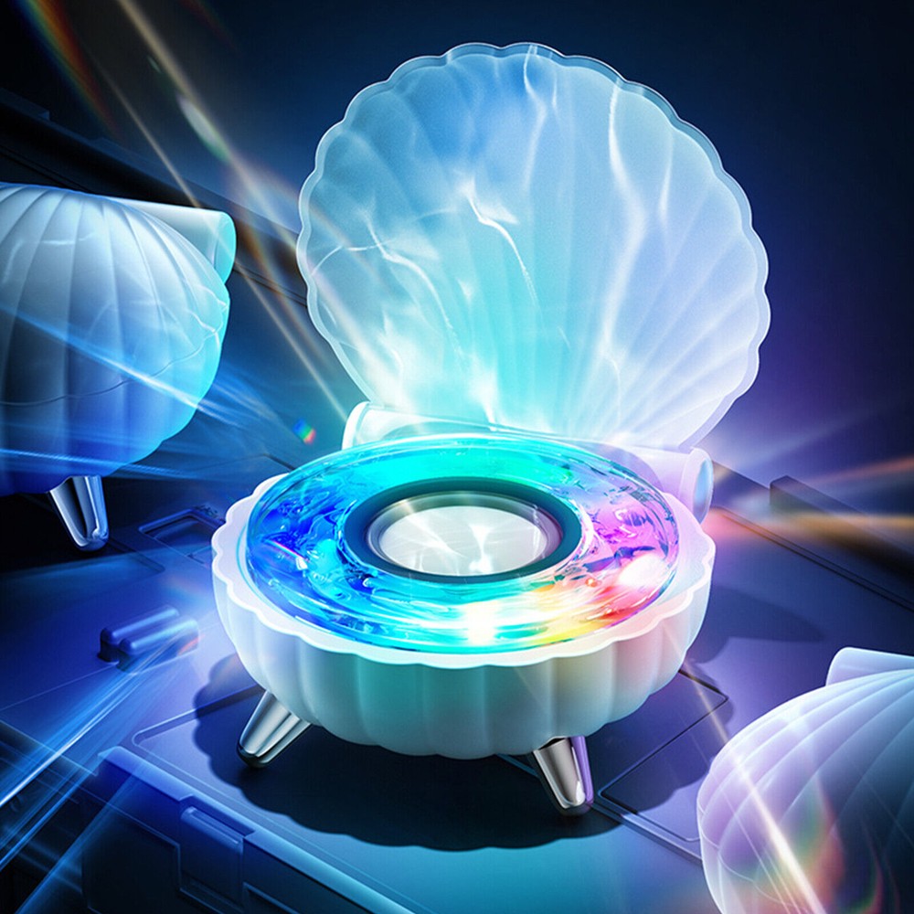 Shell Speaker, Mini Portable Shell Bluetooth Speaker, Shell Lamp Speaker; Shell Speaker, Mini Portable Shell Bluetooth Speaker, Shell Lamp Speaker;