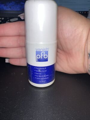 PFB VANISH - Post Waxing & Shaving Serum Roll-on All Genders ~ 2 OZ