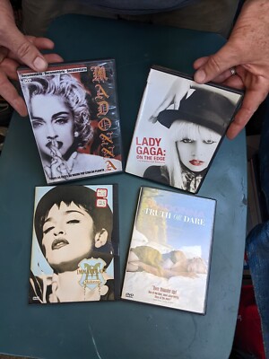 MADONNA lady GaGa dvd lot immaculate collection hits truth dare documentary