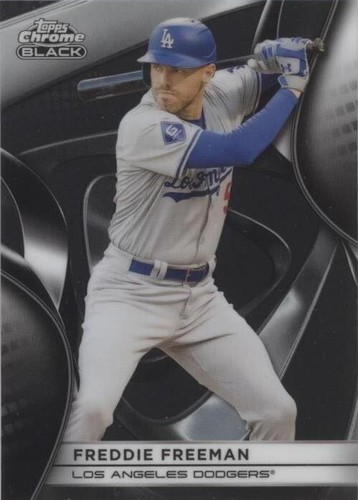 2025 Topps Chrome Freddie Freeman Gold Refractor 5/50 Jersey Match