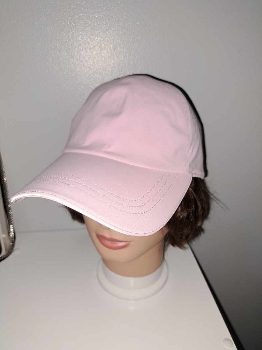EUC Lululemon Athletic Nylon Womens Cap Hat Pink Adjustable Strap