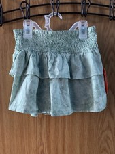 Wonder Nation Size XS 4-5 Woven Fashion Skort Green