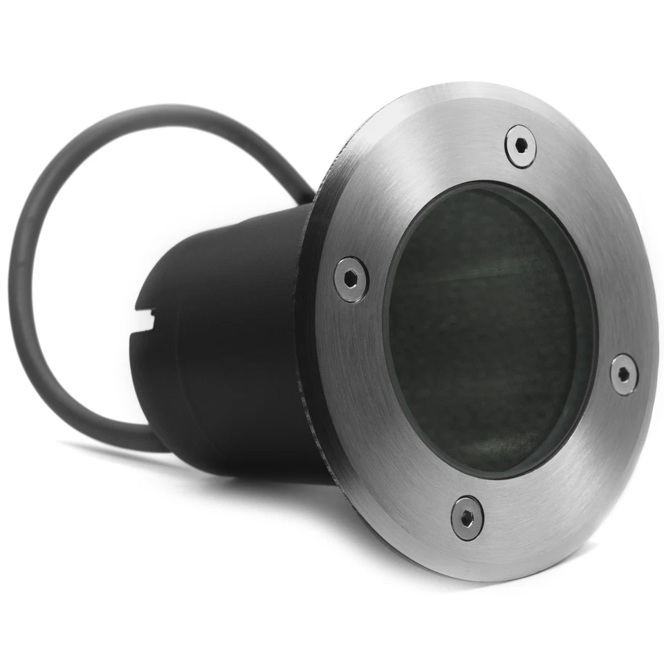 Bodeneinbauleuchte Bodeneinbaustrahler IP65 EDELSTAHL GU10 LED 230V Rund - Bild 4 von 4