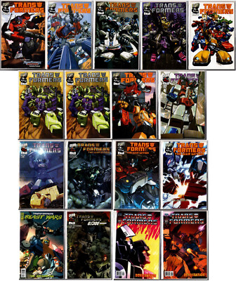 TRANSFORMERS 17 issues, some variants