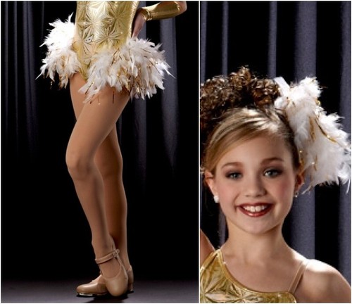 Child Medium Chandelle Bustle ONLY & Headdress Dance Costume Jazz MIDAS TOUCH - 第 1/4 張圖片