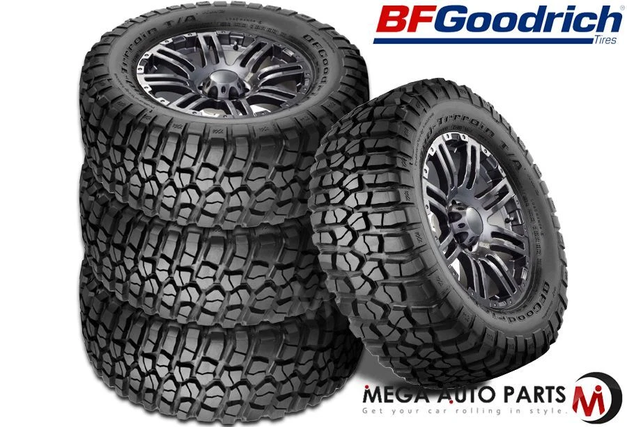 4 x BF GOODRICH Mud Terrain T/A KM2 255/75R17 111/108Q C/6 Mud