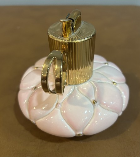 Vtg Lot Evans Pink Ceramic Fine China Table Top Lighter Ashtray & Trinket Box - Picture 4 of 14