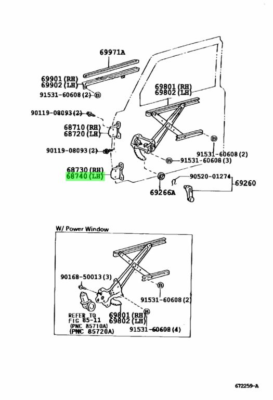 イメージ TOYOTA LAND CRUISER S T H T HZJ76V HINGE FRONT DOOR UPPER LOWER LR