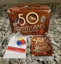 Lagoon: 50 Travel Games Collection Collector's Tin 50 Games Bingo Notepad & More