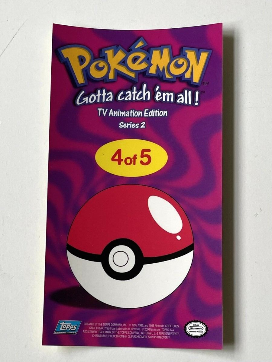 Pokemon Topps TV Animation Edition - Jumbo - You Choose - Near