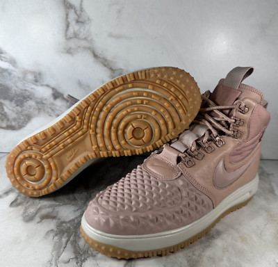 Nike Lunar Force 1 Duckboot Womens Boots Size 11 Particle Pink Used AA0283-600