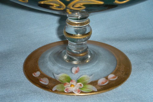 Seyei Hand Decorated Victorian Glass Footed Candy Dishes. Your Choice! - Bild 5 von 46