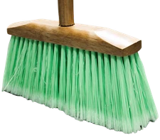 BLYSK Indoor/Outdoor Heavy Duty Wooden Broom Brush, Sweeper, Head Replacement So