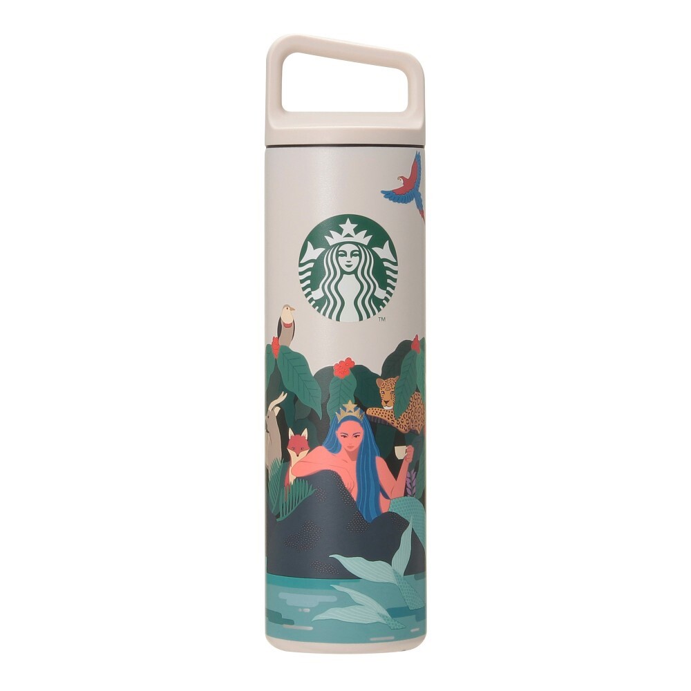 スタバ　2024 🌸Starbucks Japan Anniversary 2024 handle lid stainless