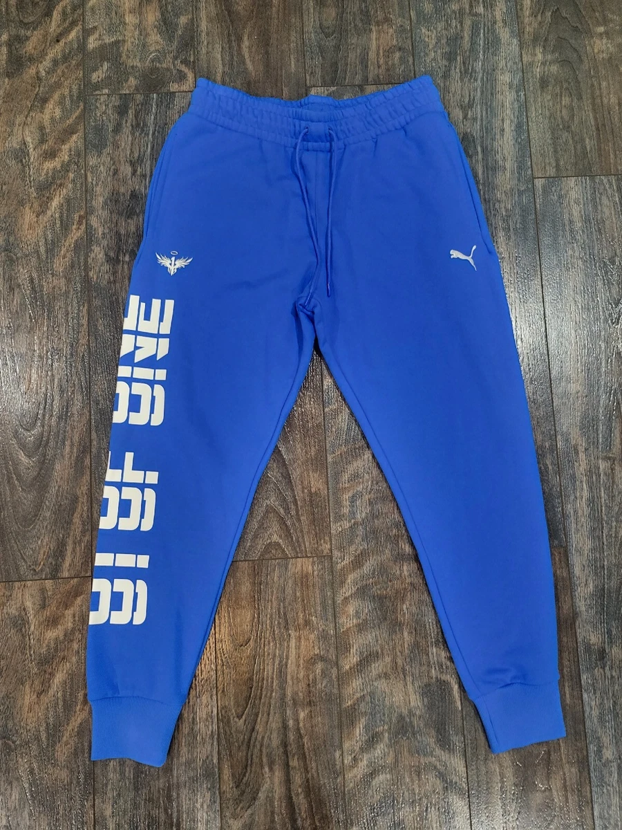 Blue puma sweatpants sale