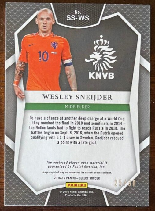 J*J様 WESLEY SNEIJDER auto Panini スナイデル J*J様 WESLEY SNEIJDER auto Panini スナイデル - メルカリ