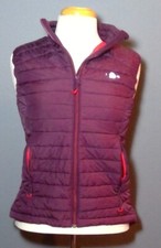 Shires Equestrian Purple Quilted Puffy Vest - Size Small