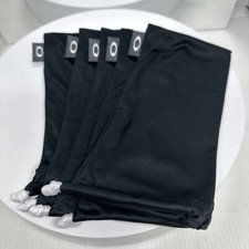 Oakley 5 pack - Small Black Micro Fiber Cloth Sunglasses Cleaning Storage Bags