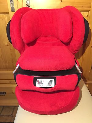 Sommerbezug Schonbezug Frottee für Cybex Junofix und Juno 2-Fix NEU rot