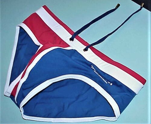 NOS MEN'S PATRIOTIC COMPETITION SWIM, DIVE, WATER POLO, TEAM SUIT 30"-34" - Picture 2 of 5