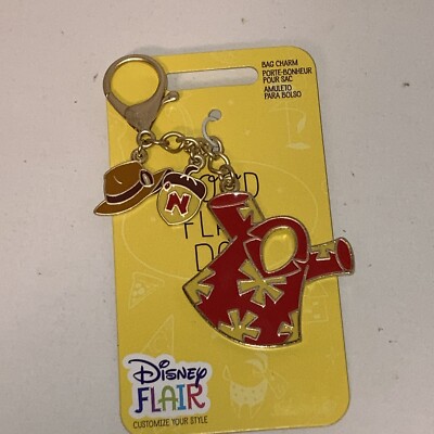 Disney Flair Bag Charm Chip 'N Dale Rescue Rangers  New on Card!