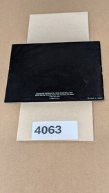 Rescue The Embassy Mission - Nintendo NES- Manual Only **NO GAME!