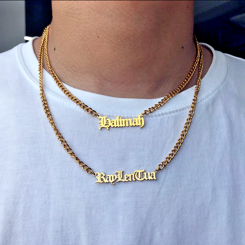 Personalized Custom Name Real Stainless 
