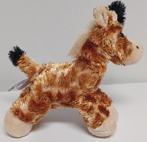 AURORA Giraffe Plüschtier Sitzsack braun hellbraun Stofftier Spielzeug 2021 - Bild 2 von 6
