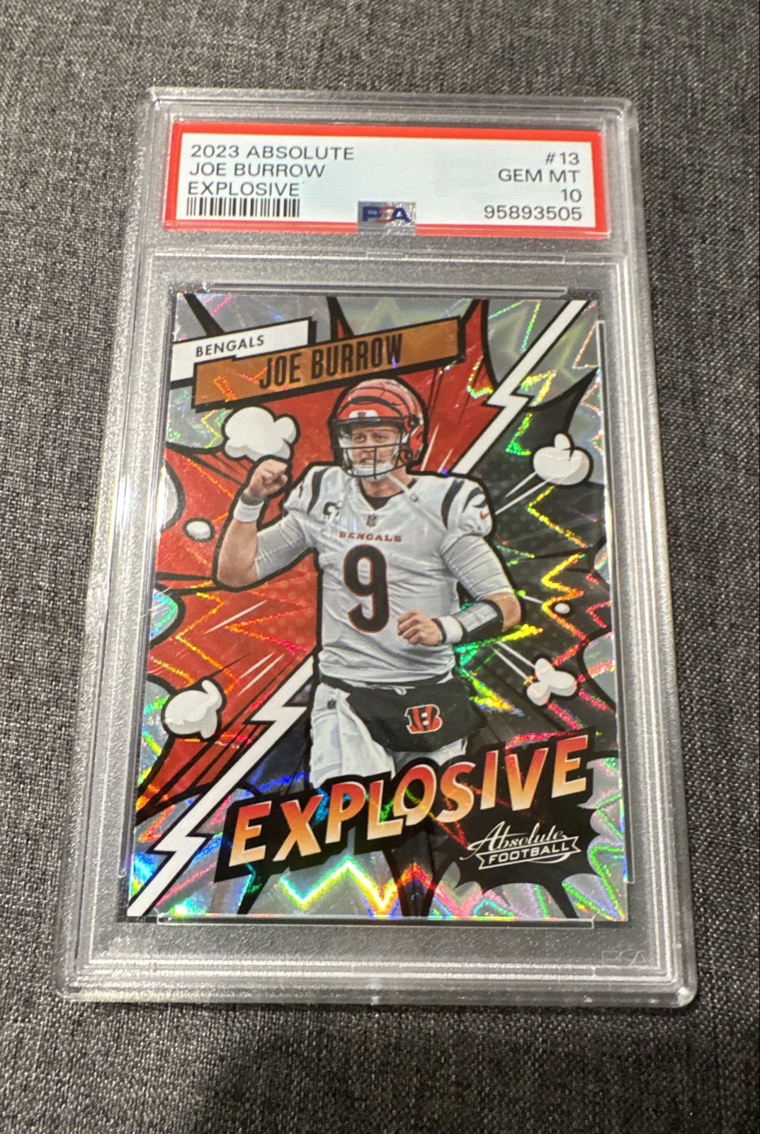 2023 Panini Absolute - Explosive Joe Burrow #13