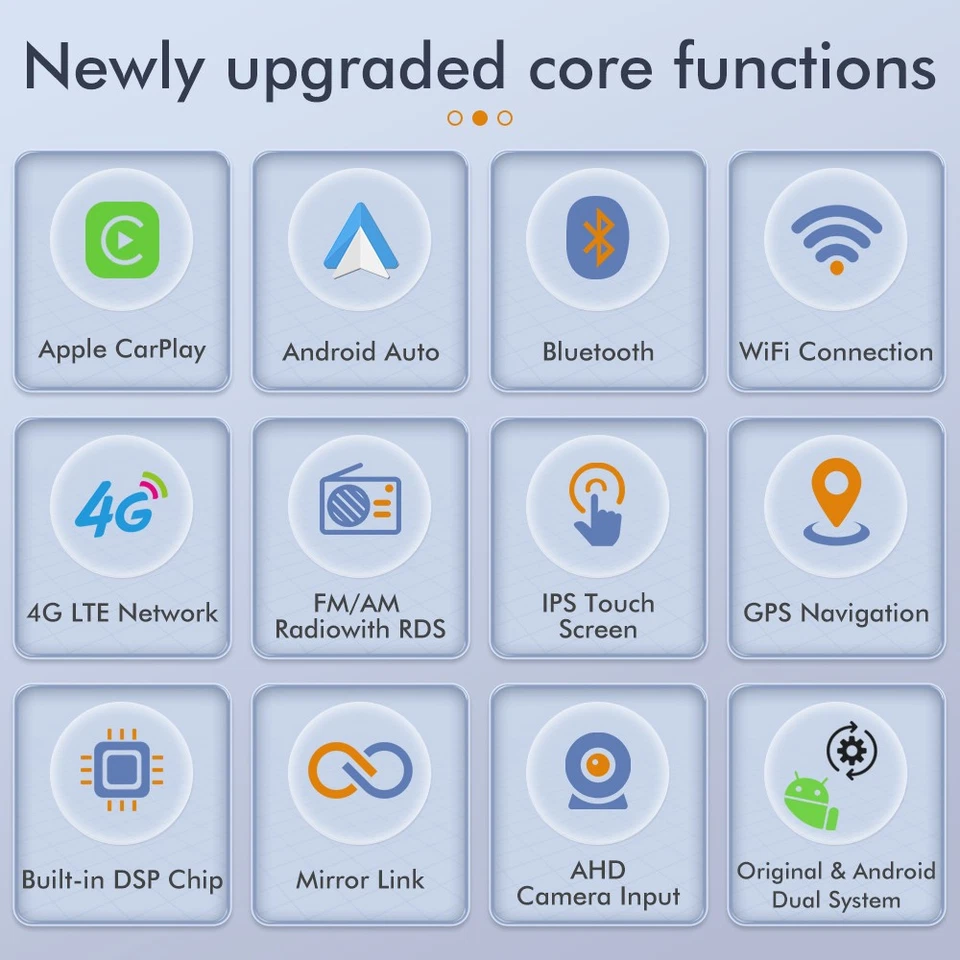 8.8" Apple Carplay Android Autoradio Multimedia 32GB Für Audi A4 RS4 2009-2012 - Bild 2 von 4