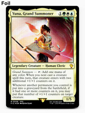 Yuna, Grand Summoner [Borderless Surge Foil] #216 Prices | Magic