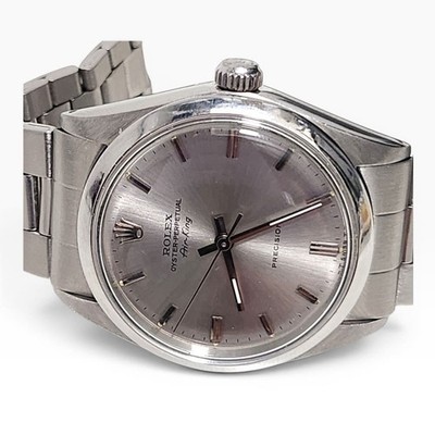 Rolex Air King Precision Steel 34 mm Oyster Automatic Watch 5500 Circa 1966