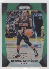 2017-18 Panini Prizm Green Prizm Dennis Schroder #101 0b3