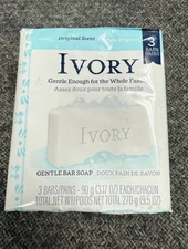 4 Sets Of 3 Bar Ivory Bar Soap Original Scent  3.17oz Each Bar (12 Total Bars)