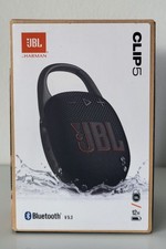 JBL Clip 5 Portable Bluetooth Speaker Black  Waterproof IP67  USB-C  New