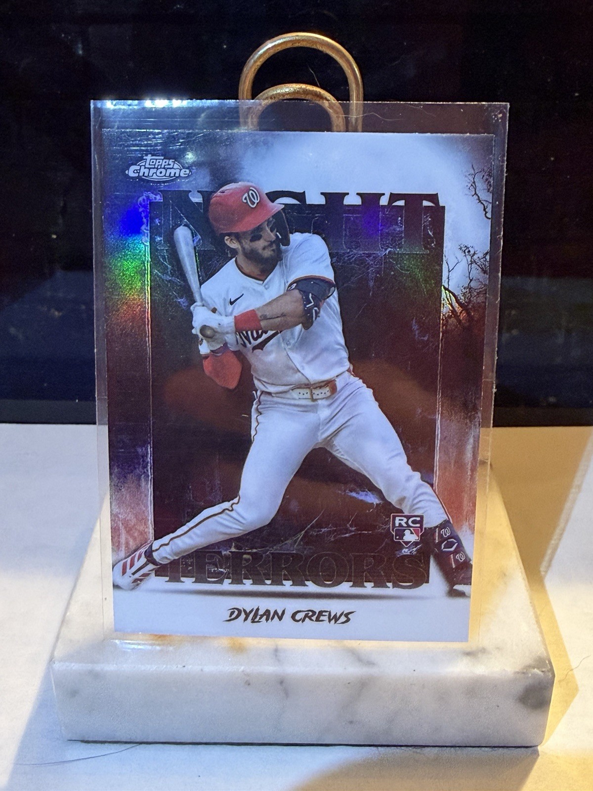 2025 Topps Chrome Update Series - Night Terrors Dylan Crews #NT-13 (RC)