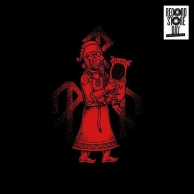 WARDRUNA - SKALD TRANSPARENT VOLUSPA RED  BLACK SMOKE - Vinyl Rec - J1398z