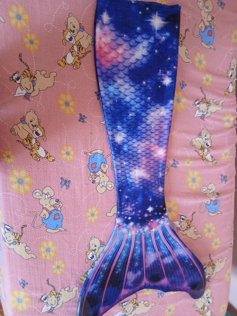 Tenda da doccia per bambini, a forma di coda di sirena, a