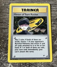 Minion of Team Rocket 113/132 Pokémon Card Gym Heroes Uncommon NM on eBay