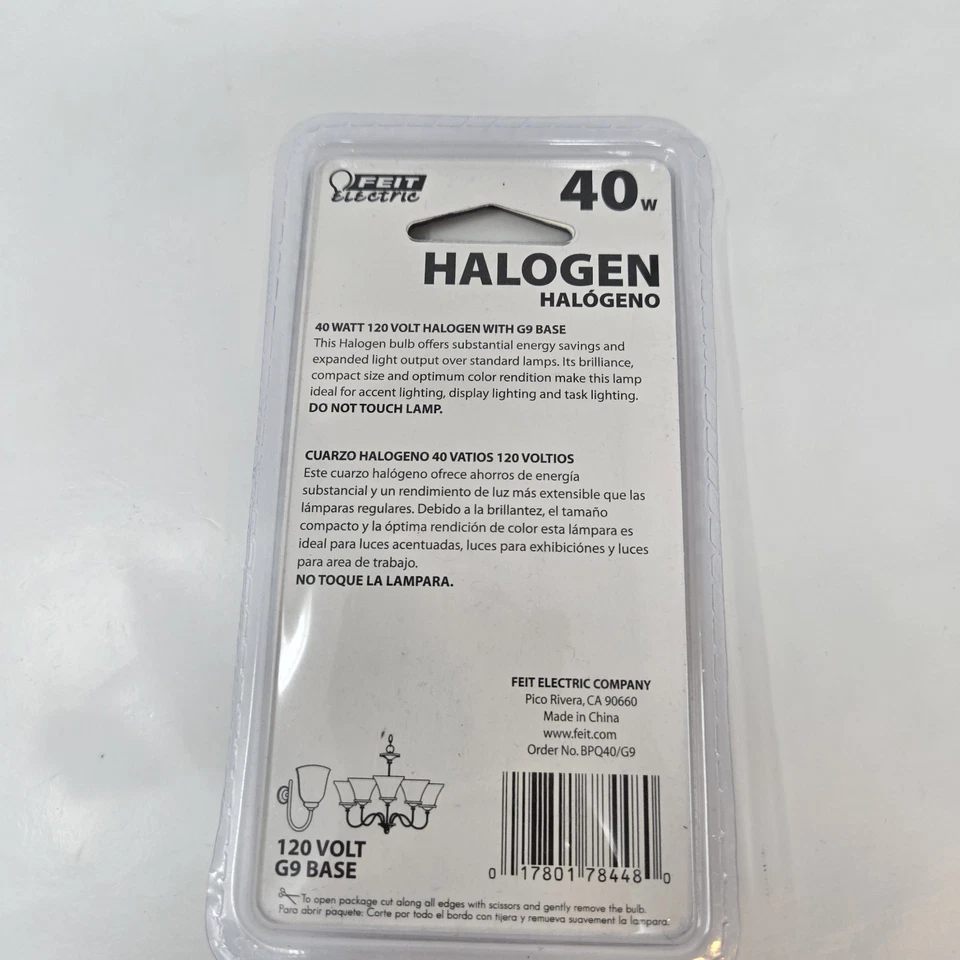 Feit Electric 40 Watt Halogen LED Bulb G9 Base 120 Volt - 6 PACK - Image 3 of 3