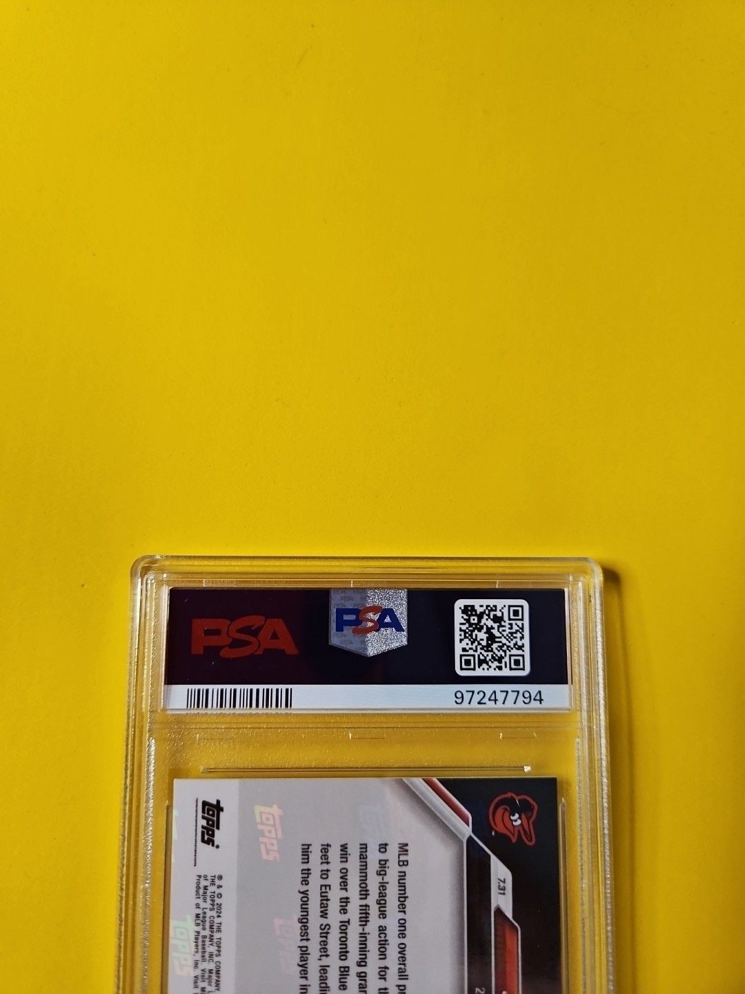 ROOKIE JACKSON HOLLIDAY RC 2024 TOPPS NOW PSA 10 GEM MINT! BALTIMORE ORIOLES 💰⏫ view 19