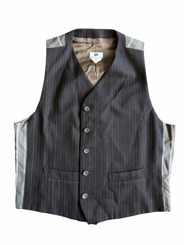 Dries Van Noten, Vintage DRIES VAN NOTEN Pinstripe Vest Size 50 Men’s Classic Wool Dress Vest