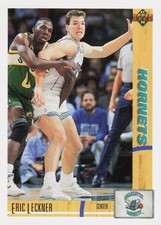 1991-92 Upper Deck Basketball Card #204 Eric Leckner Charlotte Hornets Center