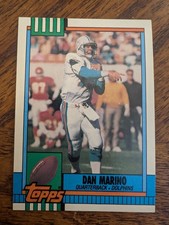 Dan Marino 1990 Topps #323 Miami Dolphins - NM - Free Shipping 