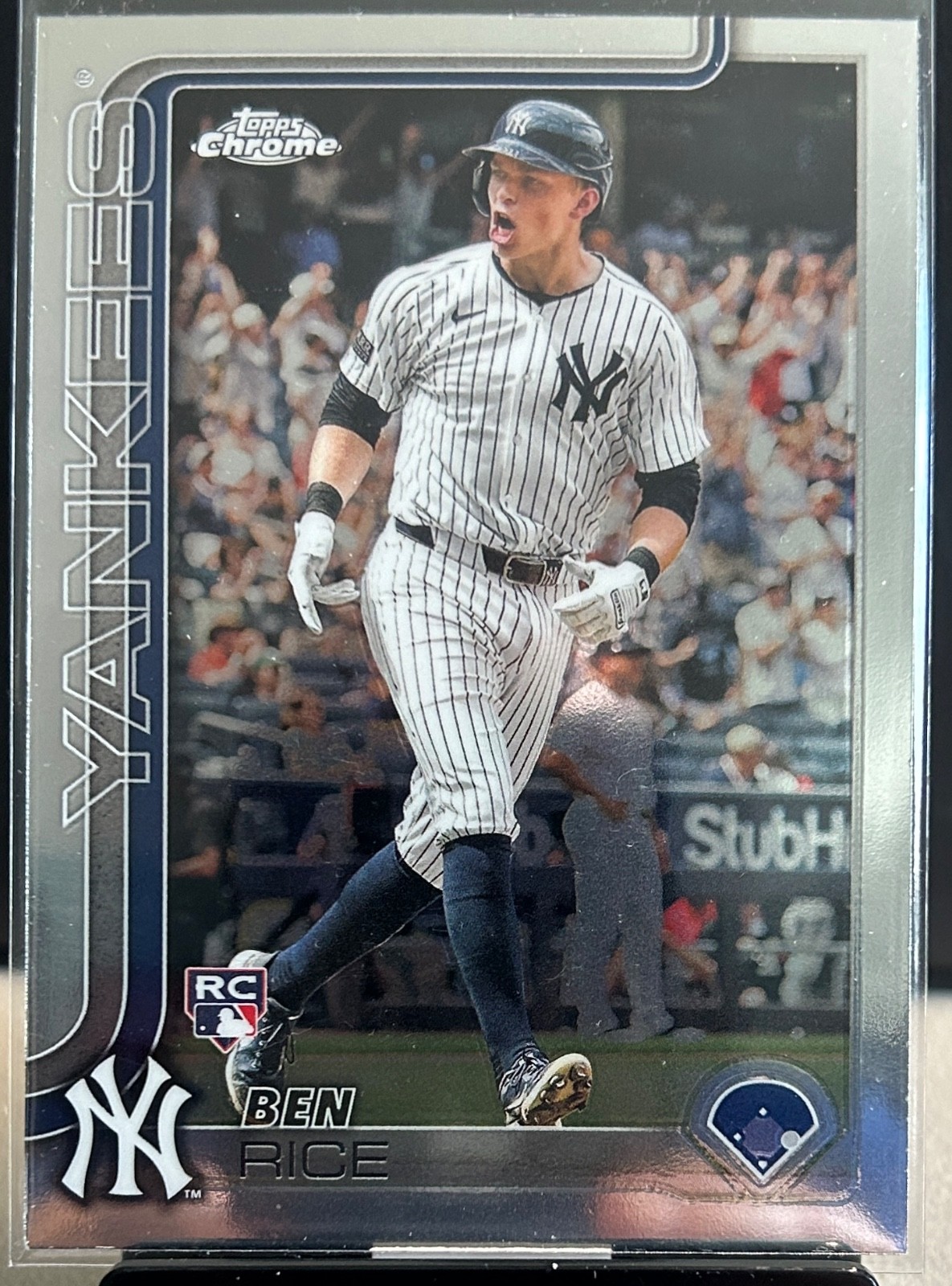 2025 Topps Chrome Ben Rice RC #139