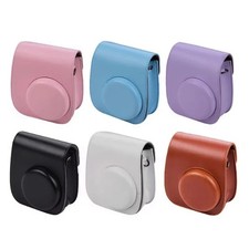 PU Leather Camera Case Bag Strap for Fujifilm Instax Mini 11 9 8 Cover