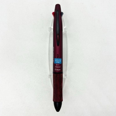 4+1 Wood Multi-Function Pen 0.7mm (Bordeaux)