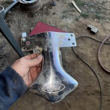New Stainless Steel Ford Flathead Exhaust Deflector- Ford Script New Stainless Steel Ford Flathead Exhaust Deflector- Ford Script
