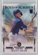 2025 Panini Boys of Summer Red /175 Matt Shaw #93 Rookie RC